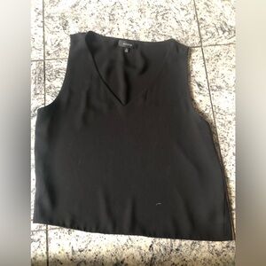 Babaton Women's Black V-Neck Sleeveless Top XS